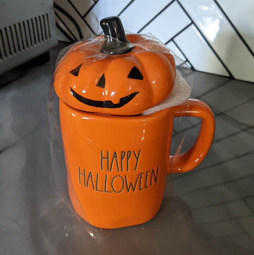 Rae Dunn Pumpkin Happy Halloween Mug